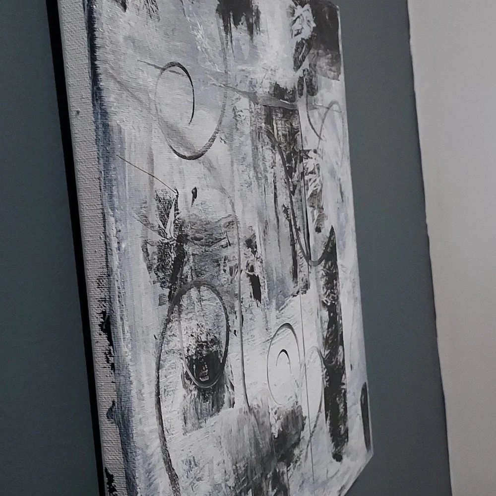 Black and White abstract 14x14